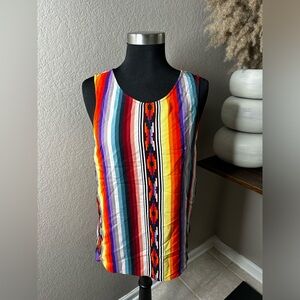 Parker Silk Top Slit NWOT Size L